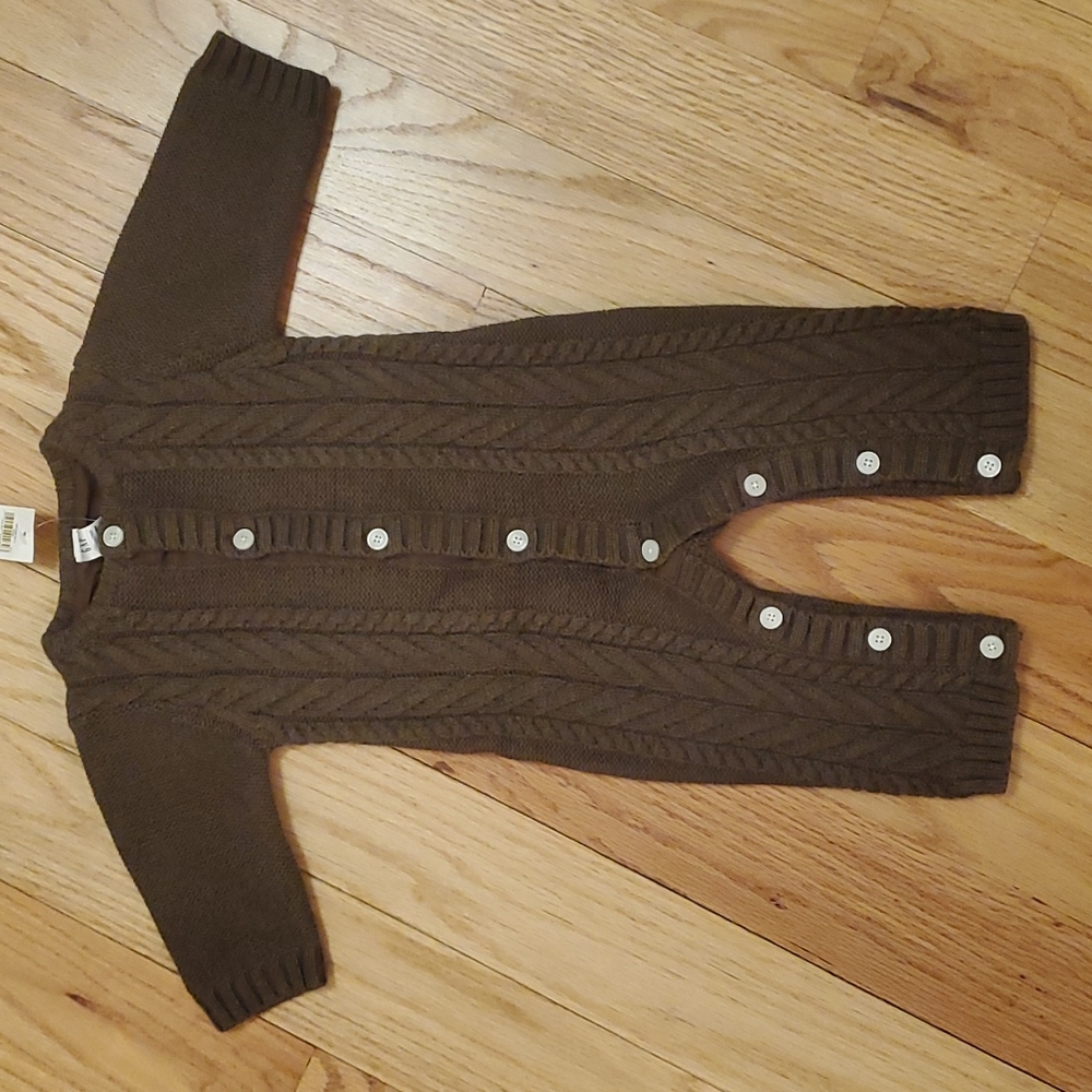 NWT Baby Gap Onesie Brown - up to 3 months